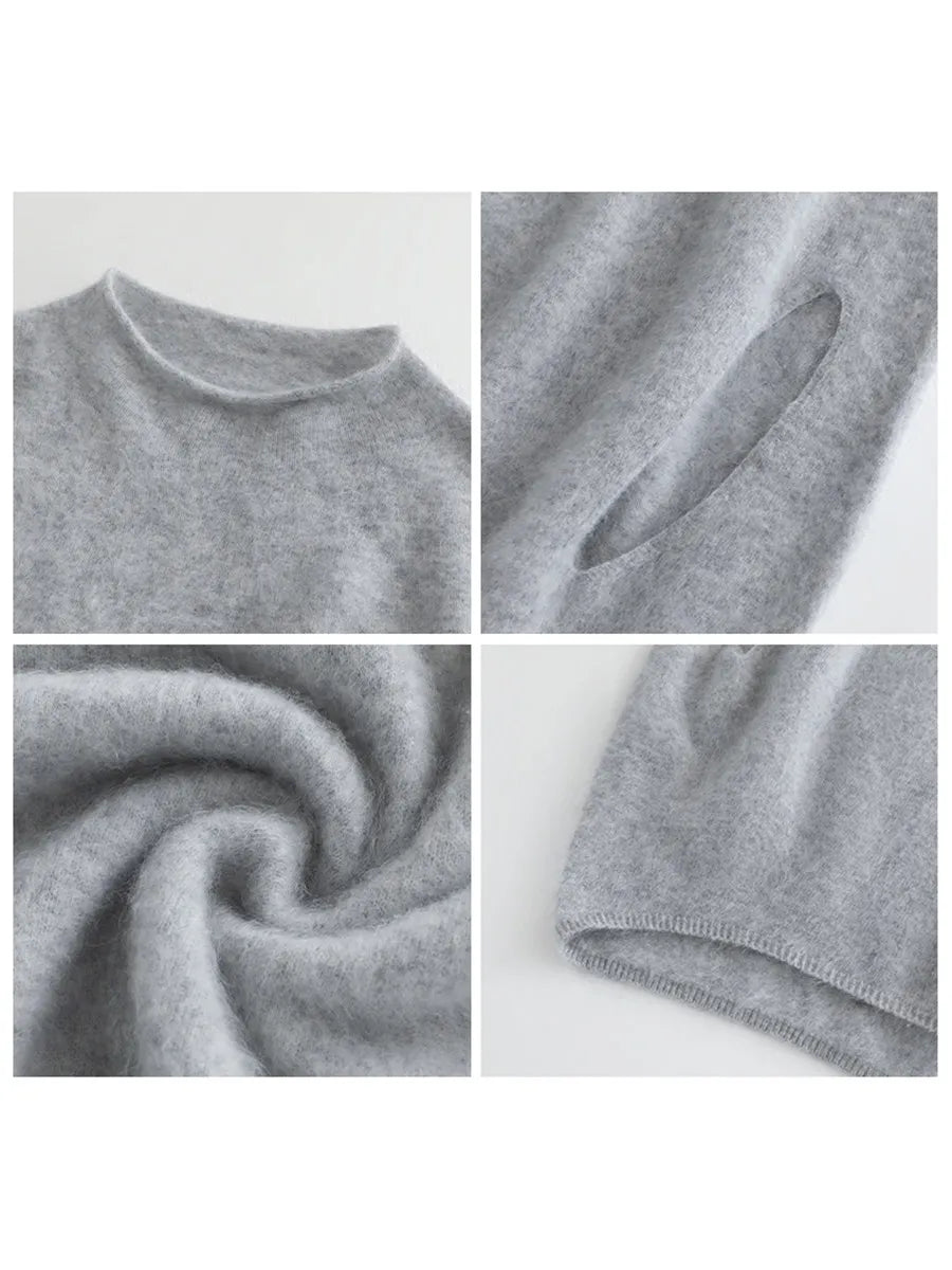 CHIC VEN Women Turtleneck Woolen Sweaters Loose Casual Sleeveless Oversized  Retro Female Jumpers Pullovers Autumn Winter 2026