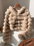 Women Faux Fur Short Coats Jackets Hooded Coat Thick Warm Y2k Streetwear Jacket Elegant Work Outerwear Autumn Winter 2026