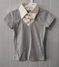 Women's Clothing 2026 Summer T Shirts Fashion Simple Tees Casual Fake Two Tshirts Short Sleeve Patchwork Tunic T-shirt Tops